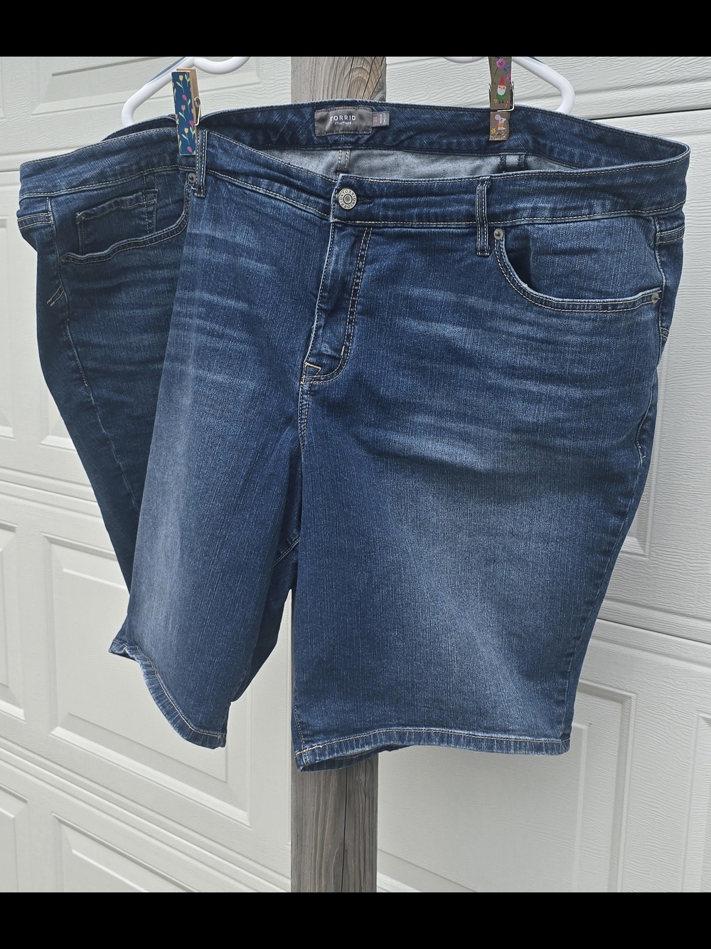 Torrid Dark Blue Denim Shorts